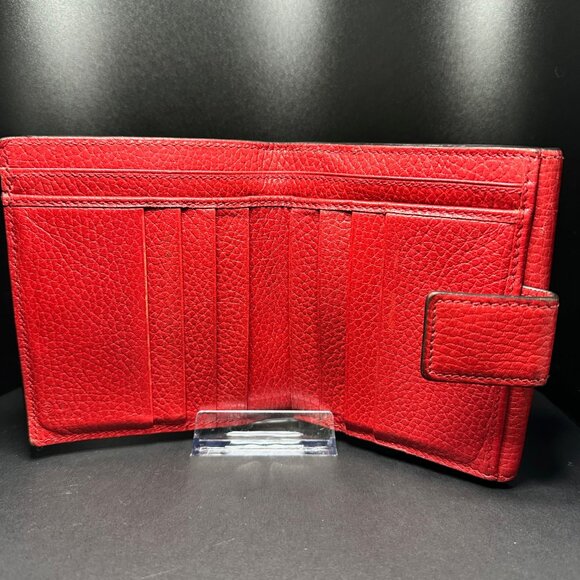 Gucci Bifold‎ Wallet with Coin Pocket Interlocking Logo Wallet - EUC - Picture 3 of 8